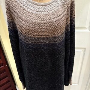 J.Jill BrownToned Ombre Knit Sweater